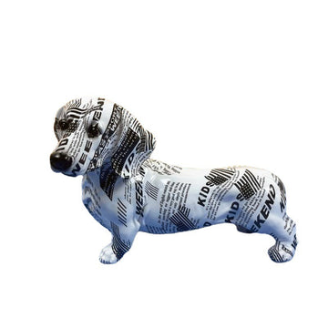 Minimalist sausage dog animal handicraft resin ornaments