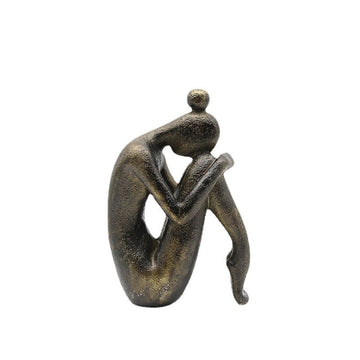 Thinker Bookstall Yoga Girl Desktop Decoration Living Room foyer Decoration