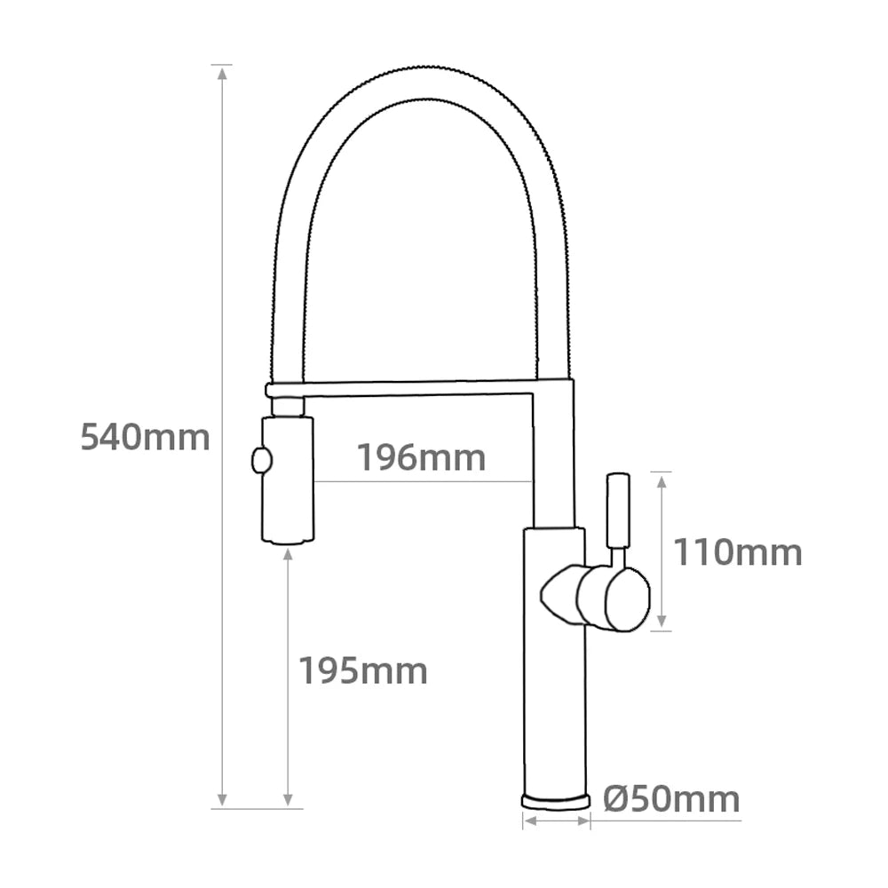 Brushed Gold Kitchen Faucets Single Handle Pull Out Kitchen Mixer Hot And Cold Water Swivel Degree Water Tap