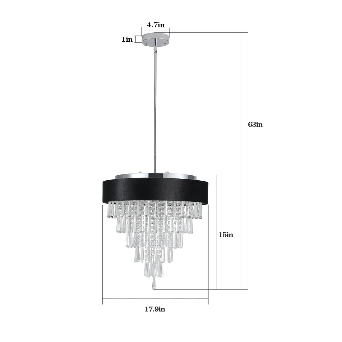 Modern Crystal Chandelier for  Living-Room Round Cristal Lamp Luxury Home Decor  Light Fixture