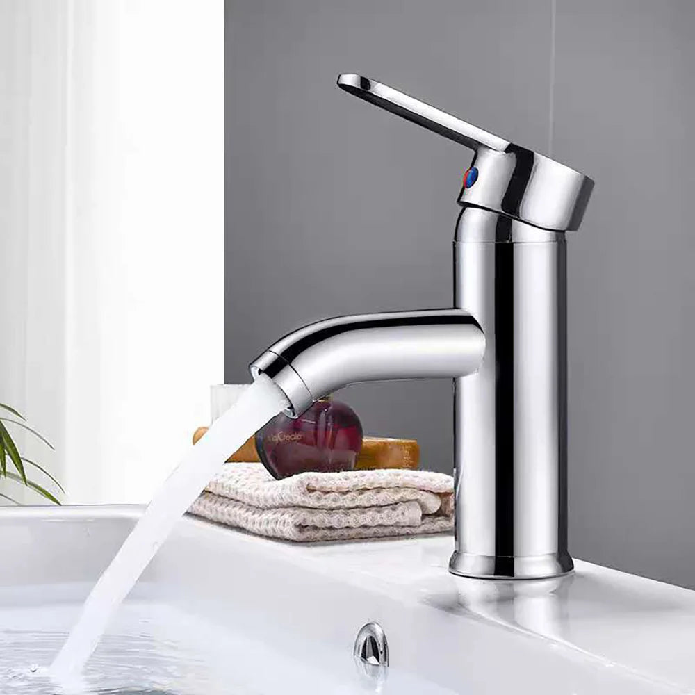 Tianview Hot and cold basin faucet on-counter basin under-counter faucet bathroom bathroom washbasin stainless steel faucet